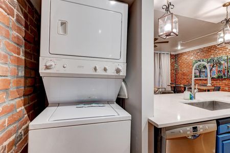 In-unit washer & dryer for added convenience during your stay.