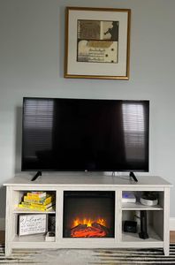 Curl up by the fireplace & stream a movie after a full day of exploring.