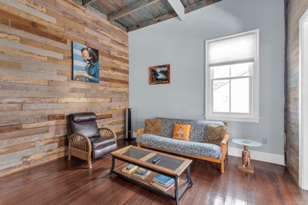 Cozy corner seating nook — ideal for a slow morning coffee or evening chat.