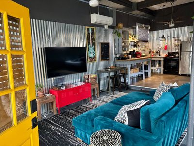 Stylish sanctuary where industrial charm meets cozy comfort — your home away from home.