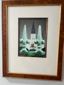 Locally inspired wall art brings a creative, eclectic vibe to the home.