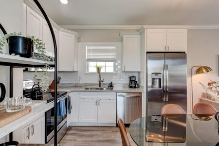 Bright, functional kitchen space ready for home-cooked meals.