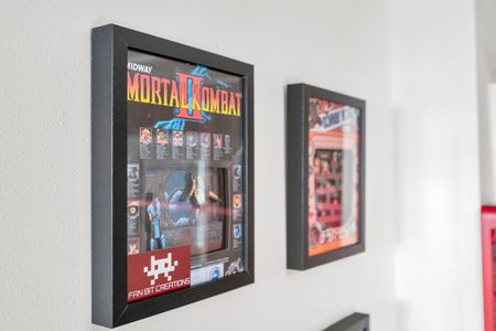 Mortal Kombat arcade cabinet — relive the classics w/ friends any time of day.