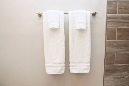 Fresh towels stocked & ready so you never have to think twice.