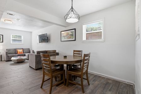Inviting dining area w/ natural light & space for the whole group