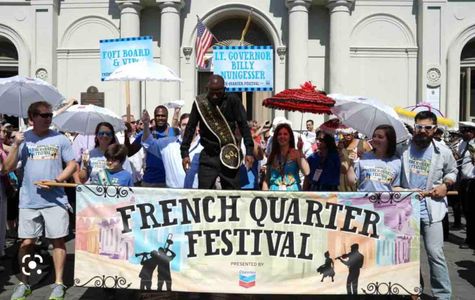 Soak up the festive spirit of the French Quarter Festival, a true local favorite.