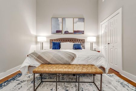 Sprawling king bed in the 2nd floor master — rest easy after a big day out.