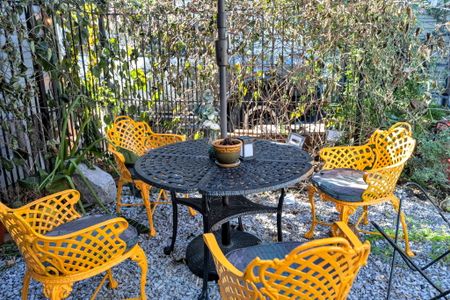 Communal courtyard perfect for morning coffee or late-night wine.