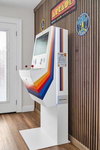 Retro arcade machine ready to bring out the kid in everyone.