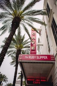 The Ruby Slipper café nearby — a local favorite for brunch.