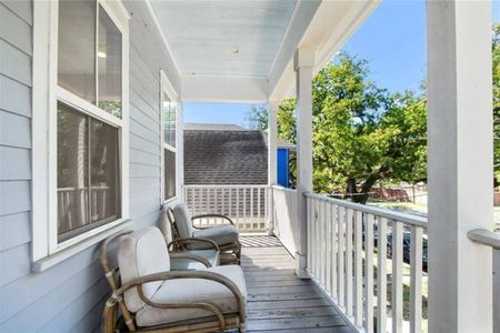 Breezy covered balcony — sip your morning coffee while taking in the fresh air.