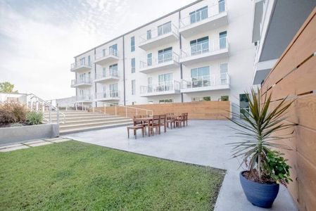 Sunny outdoor seating area — a great spot to soak up the fresh air.