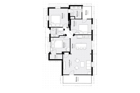 Floor plan offering a clear layout of the space.