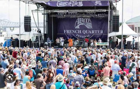 Experience the lively French Quarter Festival scene just a short trip from your door.