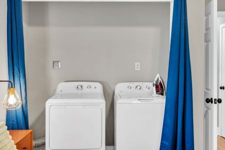 In-unit washer & dryer — the convenience of home, right where you need it.