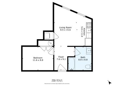 Unit 1 floorplan
