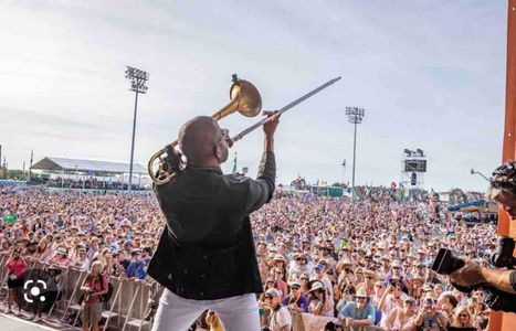 Feel the energy of live music just steps away — NOLA's legendary festival scene at your doorstep.