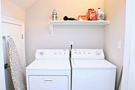 In-unit washer & dryer — pack light & stay fresh all trip.