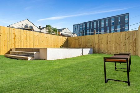 Expansive backyard w/ pool & green space — room for everyone to spread out.