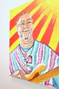Colorful local murals reflecting the lively spirit of New Orleans.