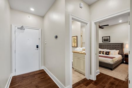 Welcoming entry with keyless access