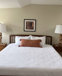 Classic bedroom with warm accents