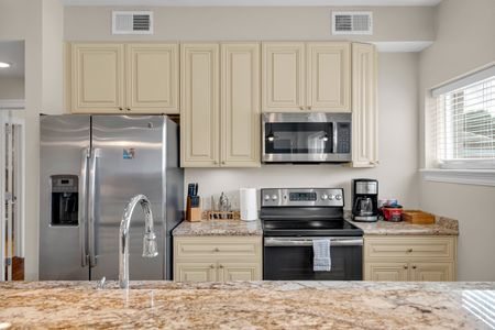 Stainless range for cooking a real meal