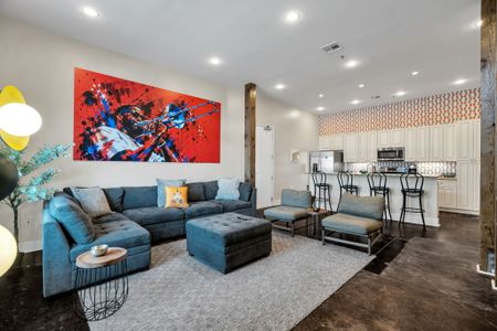 Lounge and kitchen made for gathering