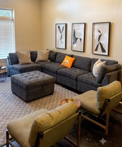 Comfortable lounge with statement seating