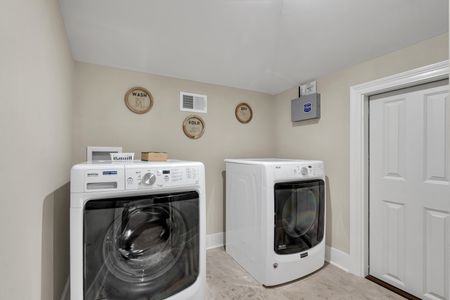 Full-size washer and dryer for longer stays