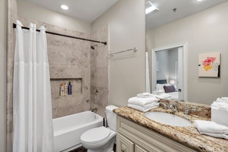 Tub and shower combo for a long soak