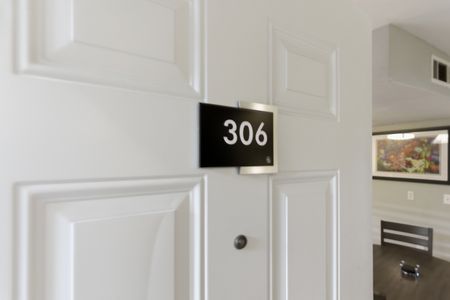 Unit door marked w/ your specific number