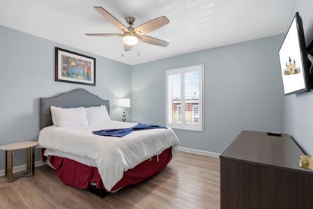 Cozy queen bedroom w/ a smart TV for easy nights in.