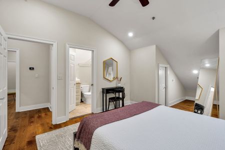 Bedroom with its own vanity and ensuite bath