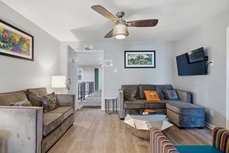 Comfortable living area w/ a smart TV & cozy seating to unwind after a day out.