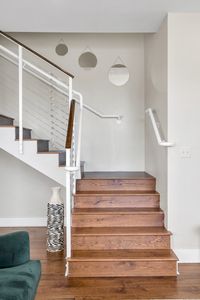 Head upstairs to your private retreat