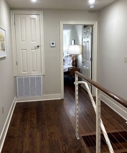 Bright hallway with easy access
