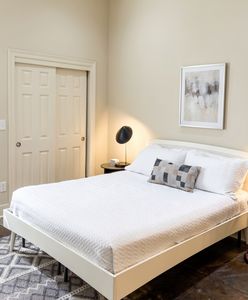 Charming bedroom with soft lighting