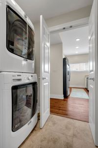 In-unit washer and dryer for longer stays