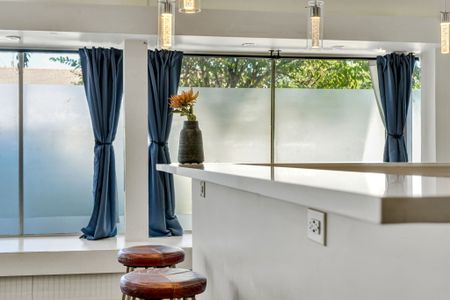 Frosted windows for light and privacy