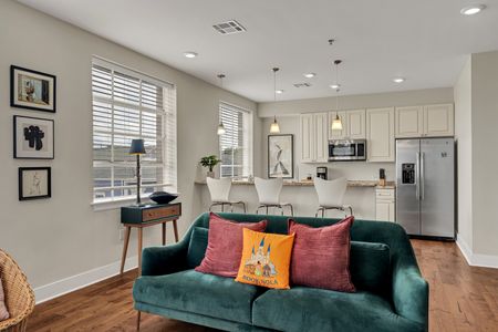 Colorful pillows and a cozy spot to unwind