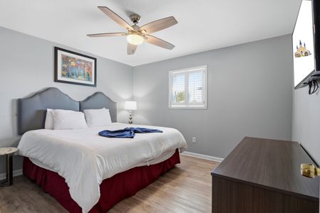 Cozy secondary bedroom with Smart TV for easy nights in