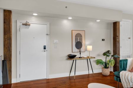 Keyless entry with a chic welcome console