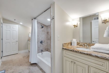 Tub and shower combo for a long soak