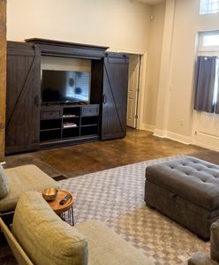 Entertainment area with ample seating