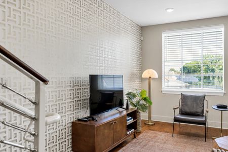 Stream your favorites in a stylish living space