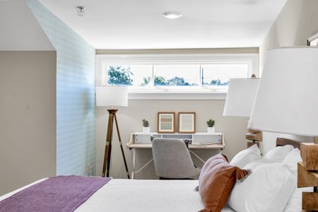 Sunlit desk for remote work or trip planning
