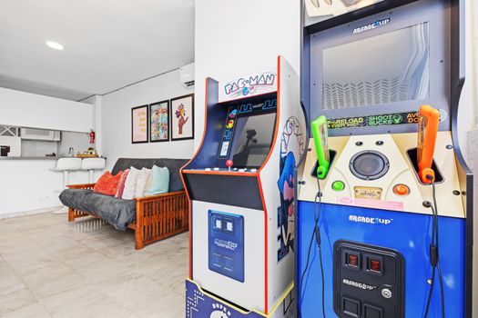 Level up your fun with our array of arcade machines!