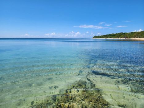 Immerse yourself in tranquility! Enjoy the breathtaking clear turquoise waters and pristine coastline of Malolos, perfect for a peaceful escape.