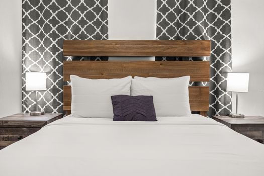Comfortable and inviting sleeping arrangements.
